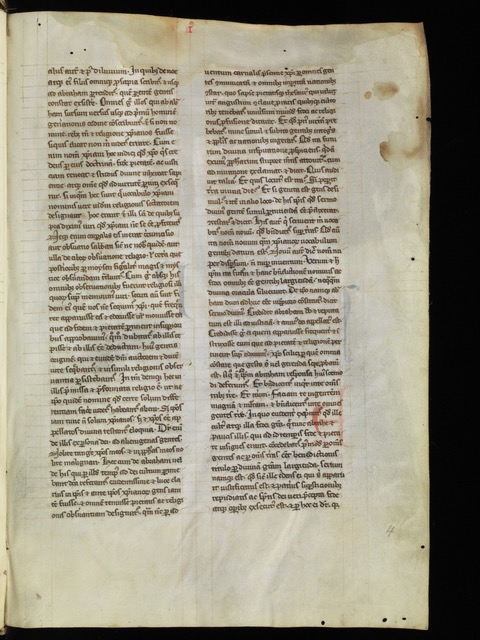 Afbeelding uit het handschrift Historia ecclesiastica Rufino interprete. Zwitserland, Aargau, Aargauer Kantonsbibliothek, MsMurF7, fol. 4r